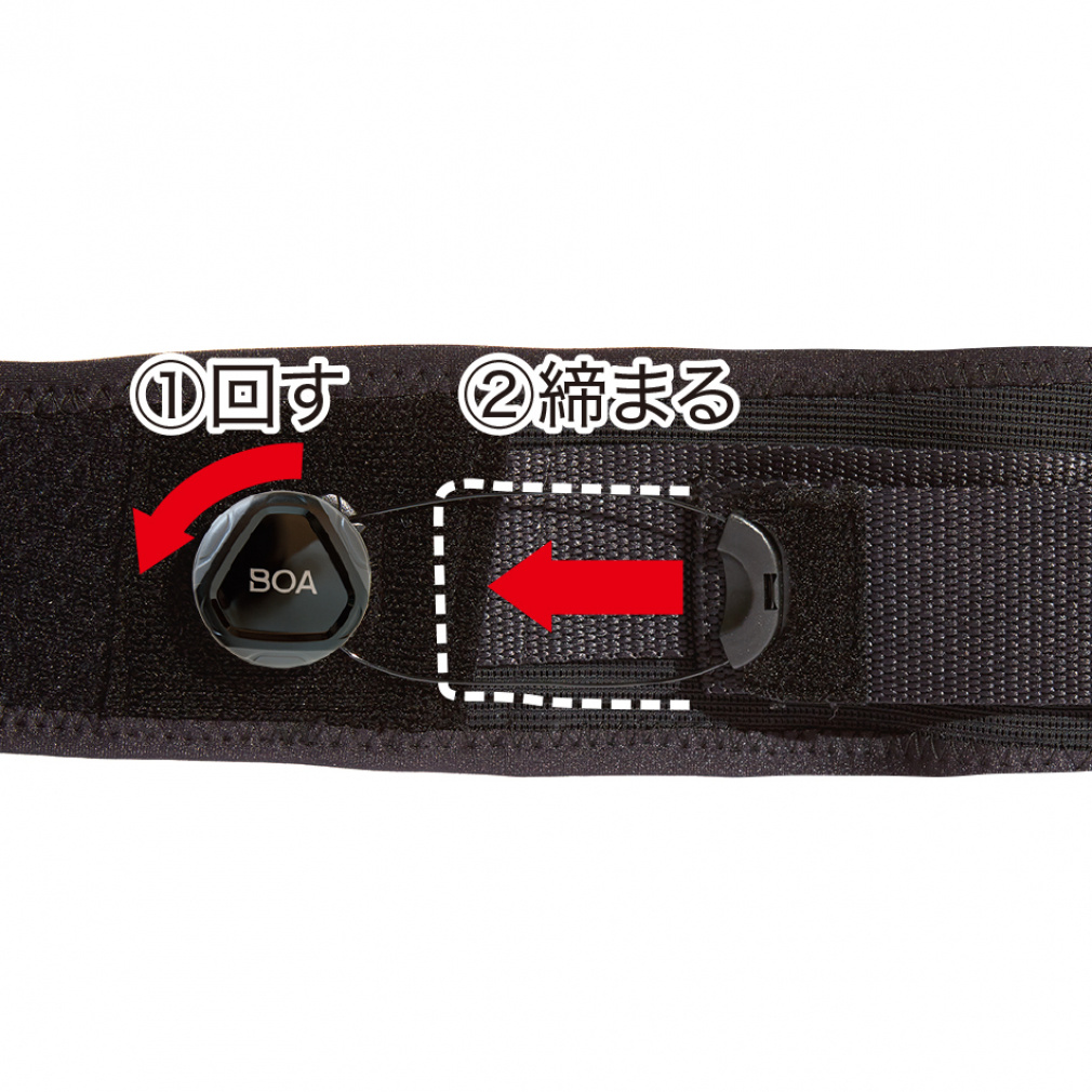 ザムスト ペルヴィロック ダイヤルタイプ Pelvilock 骨盤 ウエスト