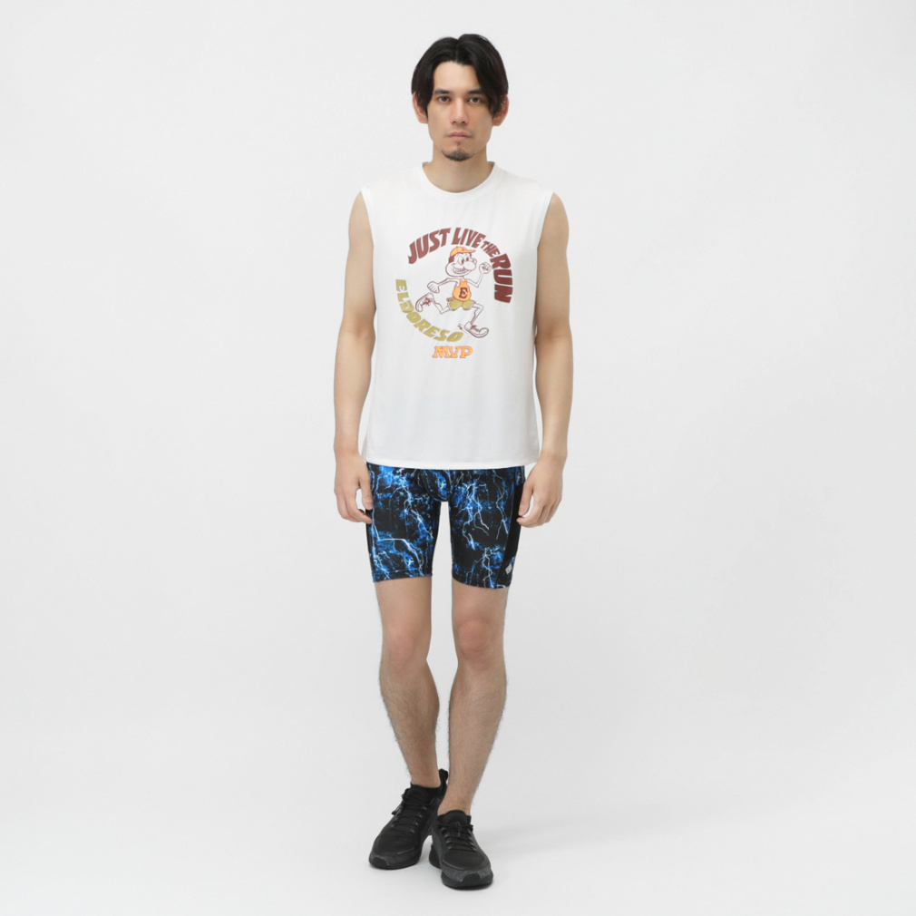 エルドレッソ メンズ 陸上/ランニング ノースリーブシャツ Just Live