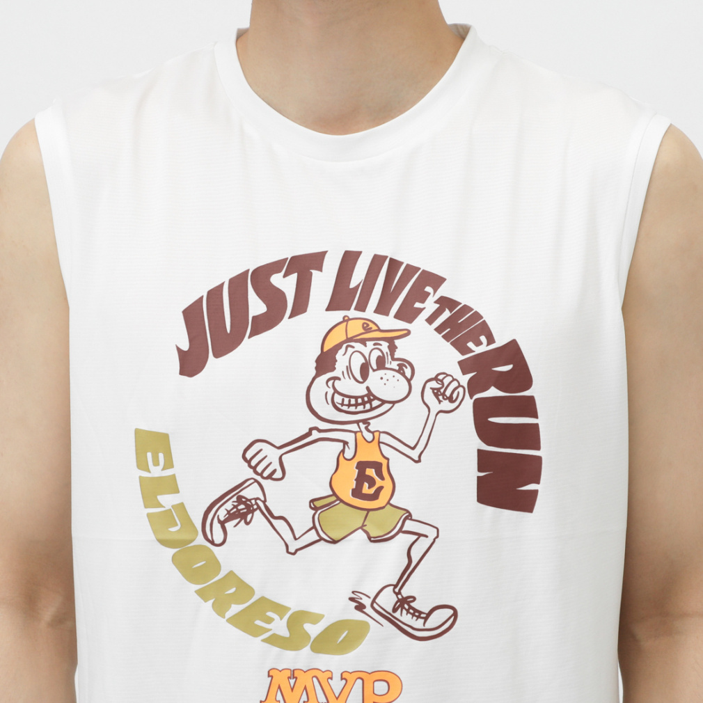 Eldoreso 陸上用シャツ Mサイズ エルドレッソ メンズ 陸上/ランニング ノースリーブシャツ Legese