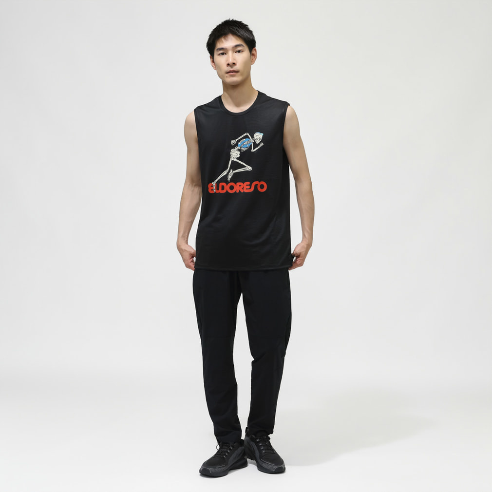 エルドレッソ メンズ レディス 陸上/ランニング ノースリーブシャツ
