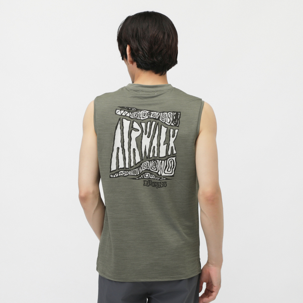 エルドレッソ メンズ 陸上/ランニング ノースリーブシャツ Airwalk