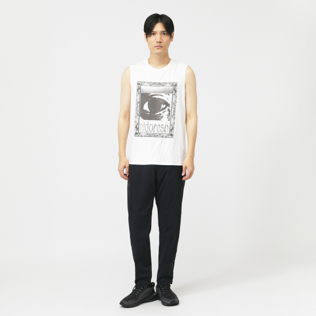 新品未使用！エルドレッソ 速乾ランニングシャツ ノースリーブ Lサイズ