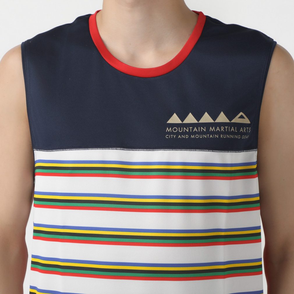 マウンテンマーシャルアーツ メンズ ランニング ノースリーブシャツ