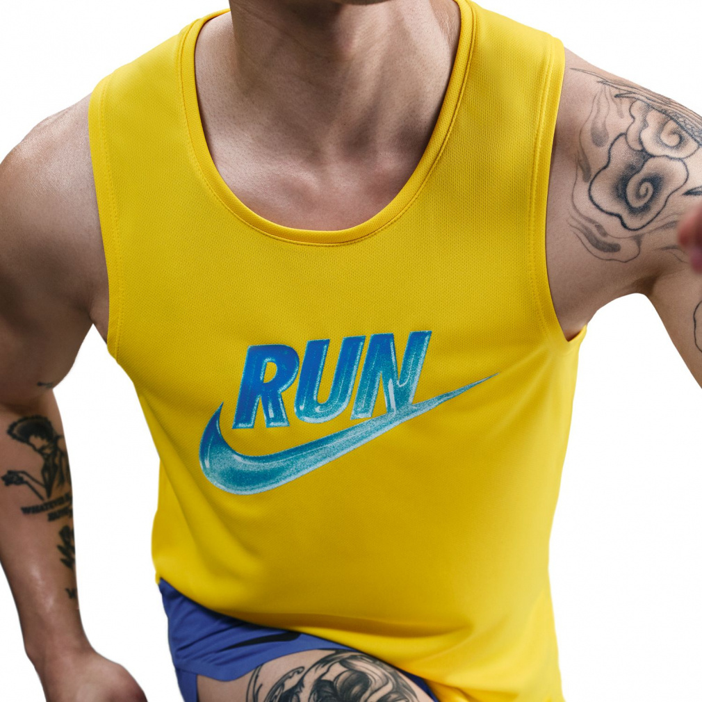 ナイキ メンズ 陸上/ランニング ノースリーブシャツ Dri-FIT マイラー