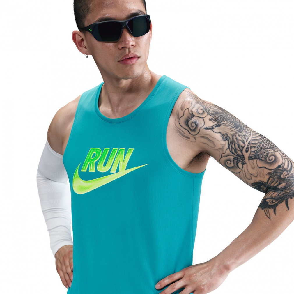 ナイキ メンズ 陸上/ランニング ノースリーブシャツ Dri-FIT マイラー