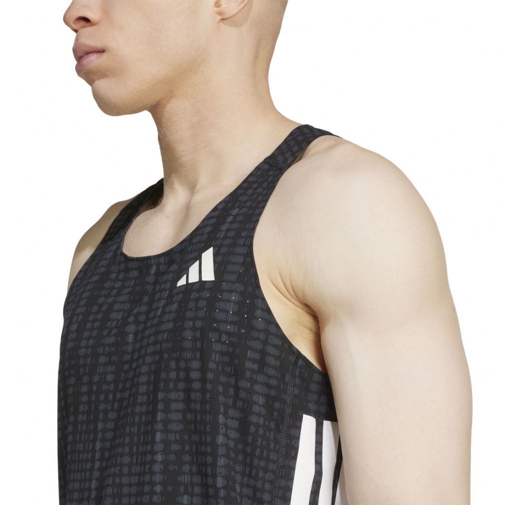 ス*ー様 ADIZEROランニングシングレット アディダス メンズ 陸上/ランニング ノースリーブシャツ adizero