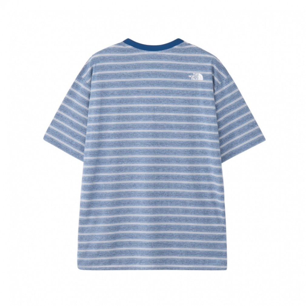 美品◇ブリーフィング◇ショートスリーブシャツ◇メンズ◇L◇ボーダー◇ネイビー 公式・セール】ショートスリーブパネルボーダーティー（メンズ