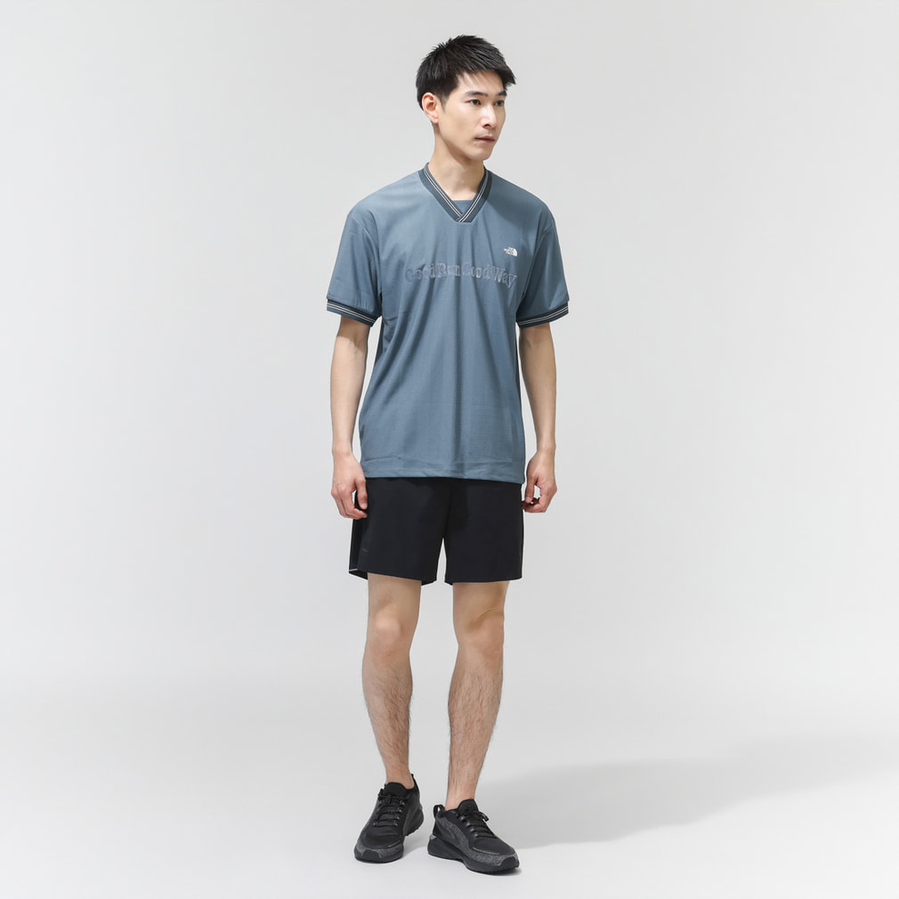ザ・ノースフェイス メンズ ランニングウェア半袖Tシャツ S/S Free Run