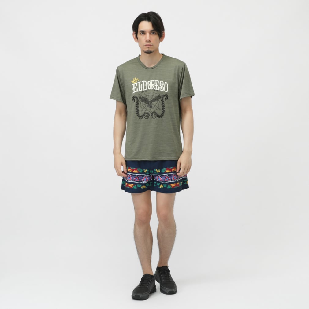 ELDORESO エルドレッソ Trick T ランニング Tシャツ Mサイズ ELDORESO（エルドレッソ） ELDORESO Is This Tee メンズ レディース