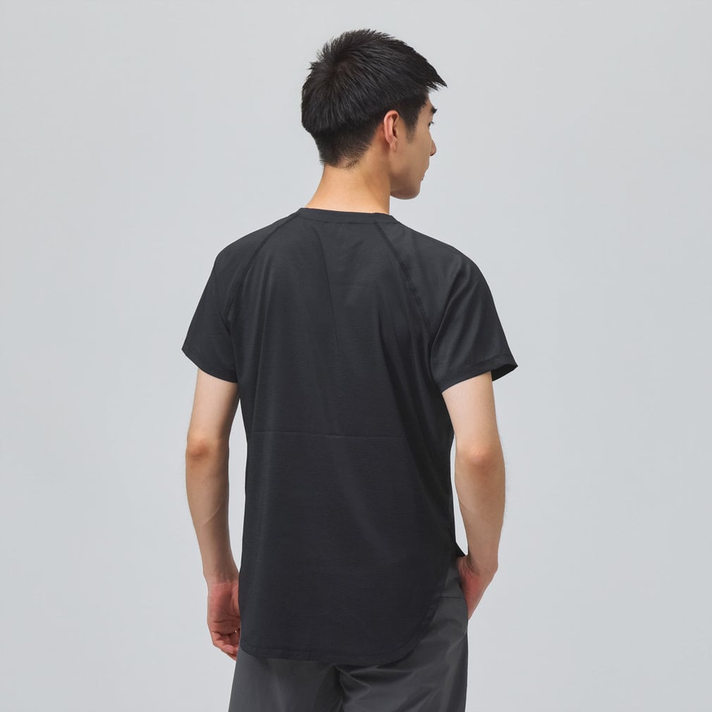 Eldoreso ブラック Tシャツ XLサイズ エルドレッソ メンズ レディス 陸上/ランニングウェア 半袖Tシャツ