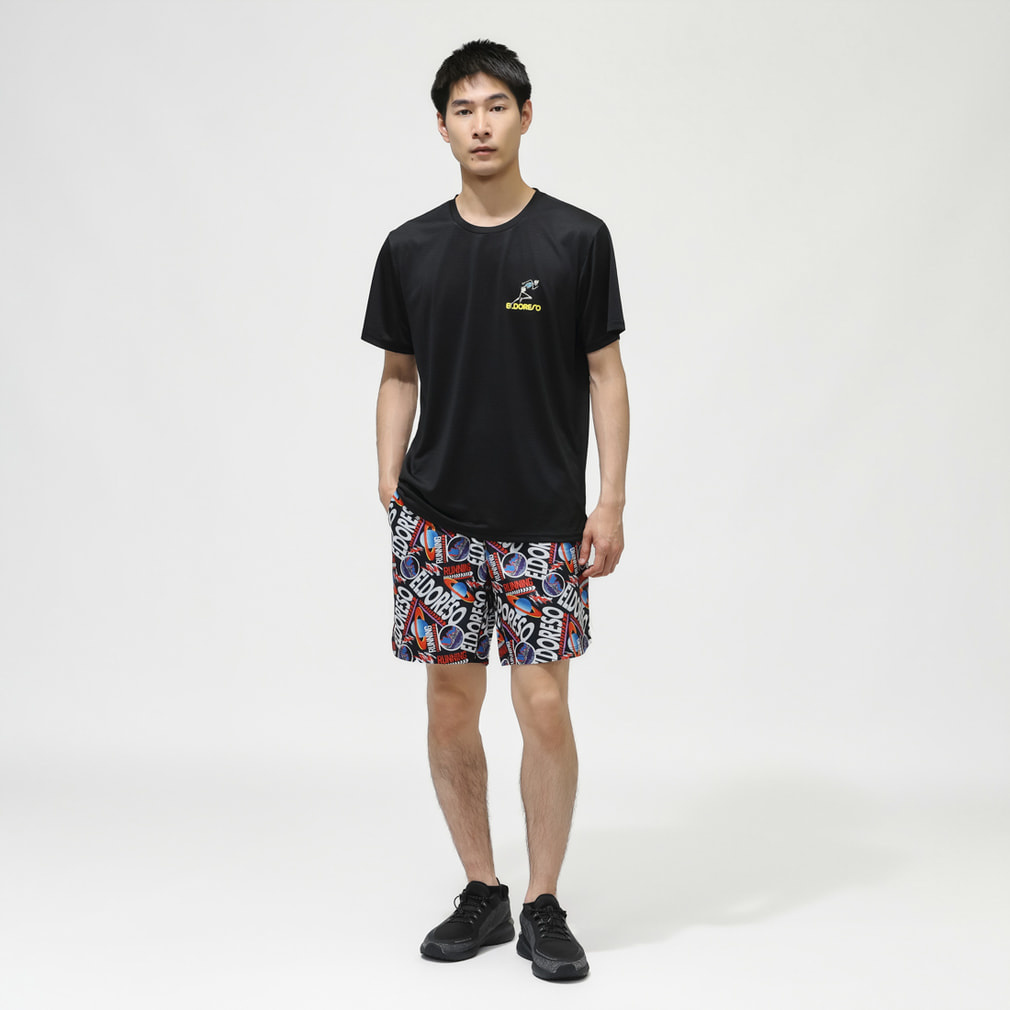エルドレッソ メンズ レディス 陸上/ランニング 半袖Tシャツ Boneman