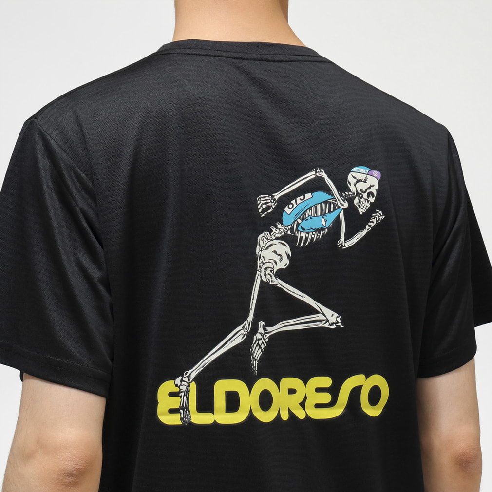 エルドレッソ メンズ レディス 陸上/ランニング 半袖Tシャツ Boneman