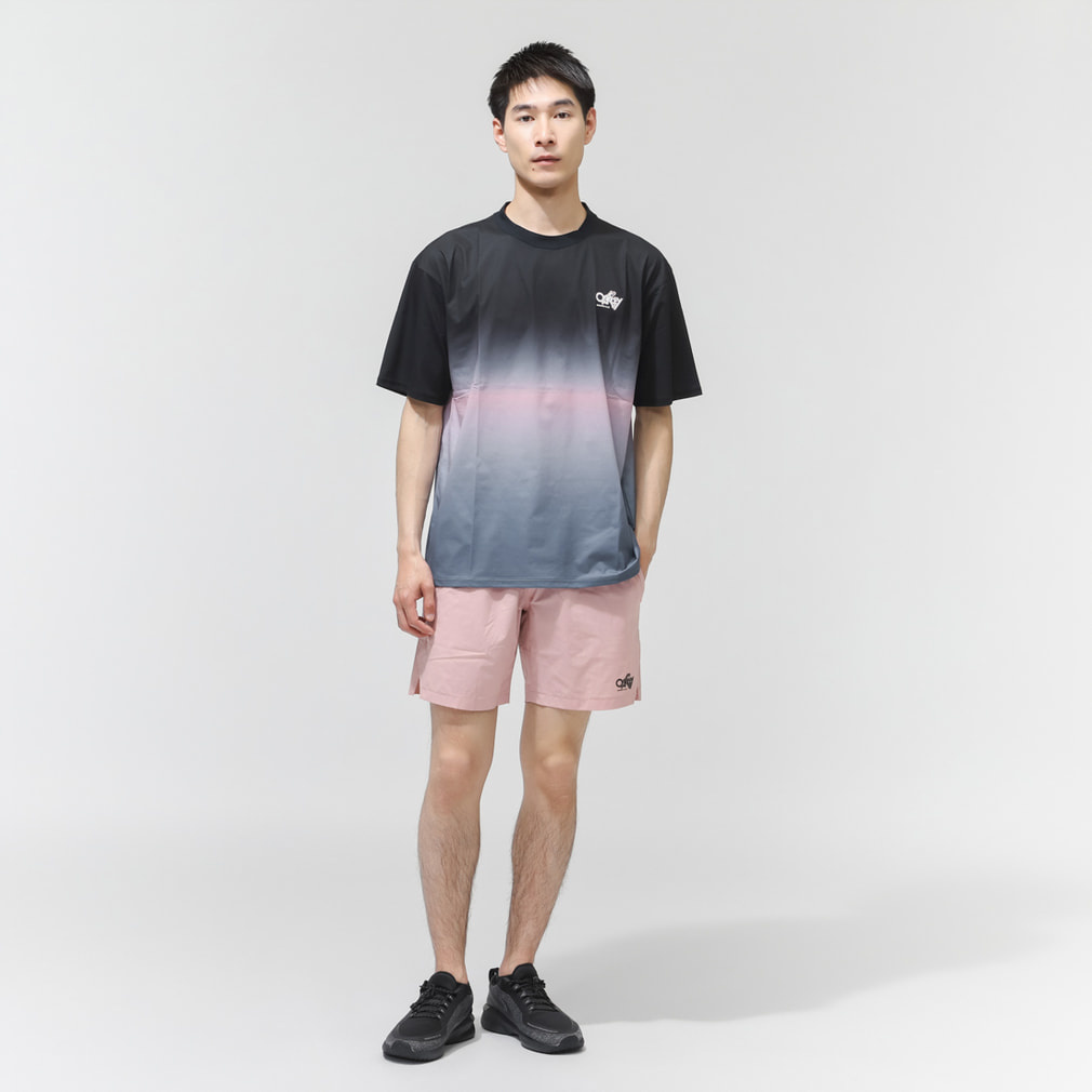 オークリー メンズ 陸上/ランニングウェア 半袖Tシャツ PURSUIT SUNSET