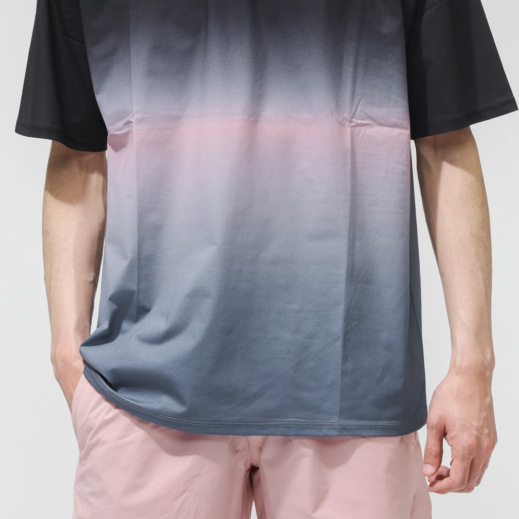 オークリー メンズ 陸上/ランニングウェア 半袖Tシャツ PURSUIT SUNSET