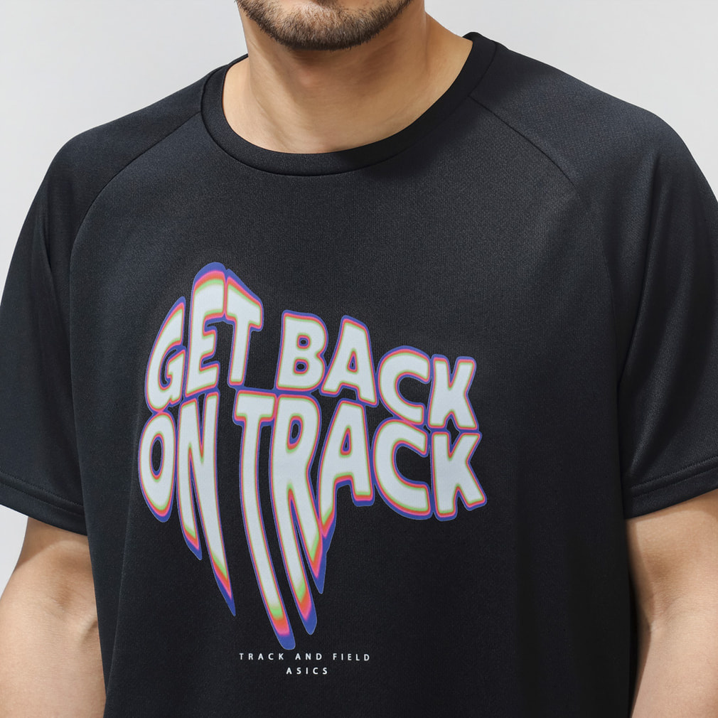 アシックス メンズ 陸上/ランニングウェア 半袖Tシャツ トラック