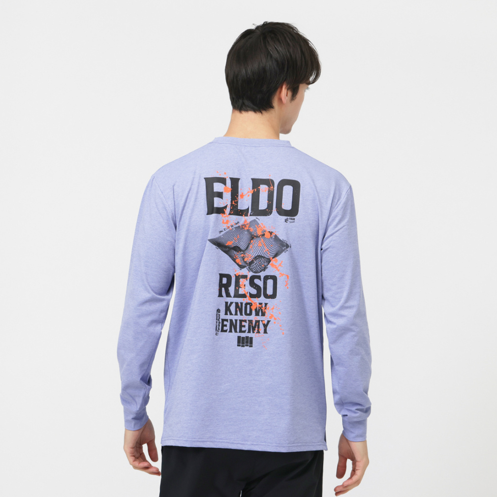 エルドレッソ メンズ 陸上/ランニング 長袖Tシャツ Splashes Long Tee