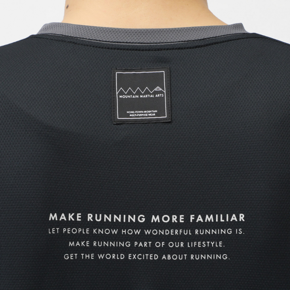 マウンテンマーシャルアーツ メンズ ランニング 長袖Tシャツ Border