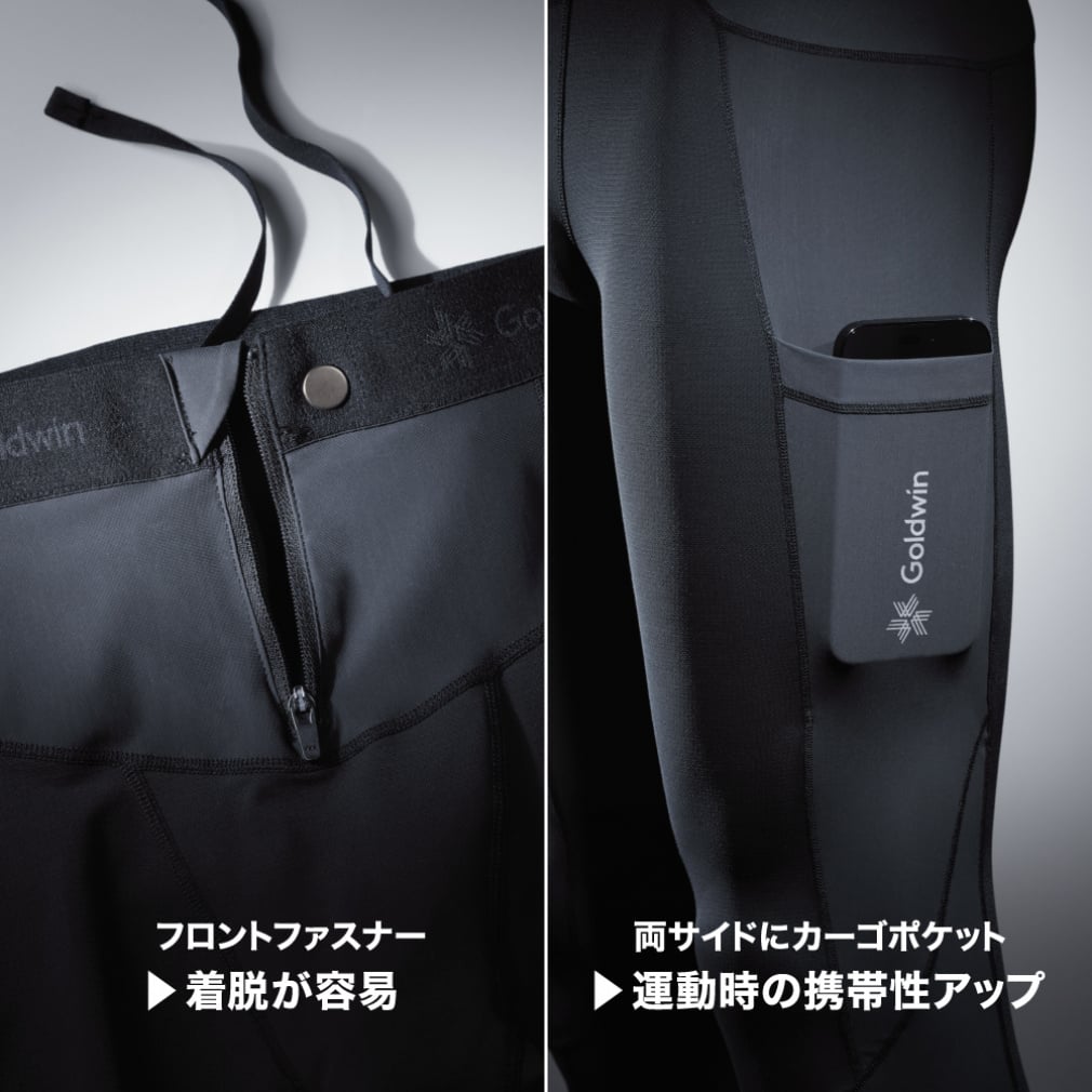 ゴールドウィン メンズ コンプレッション ロングタイツ スパッツ