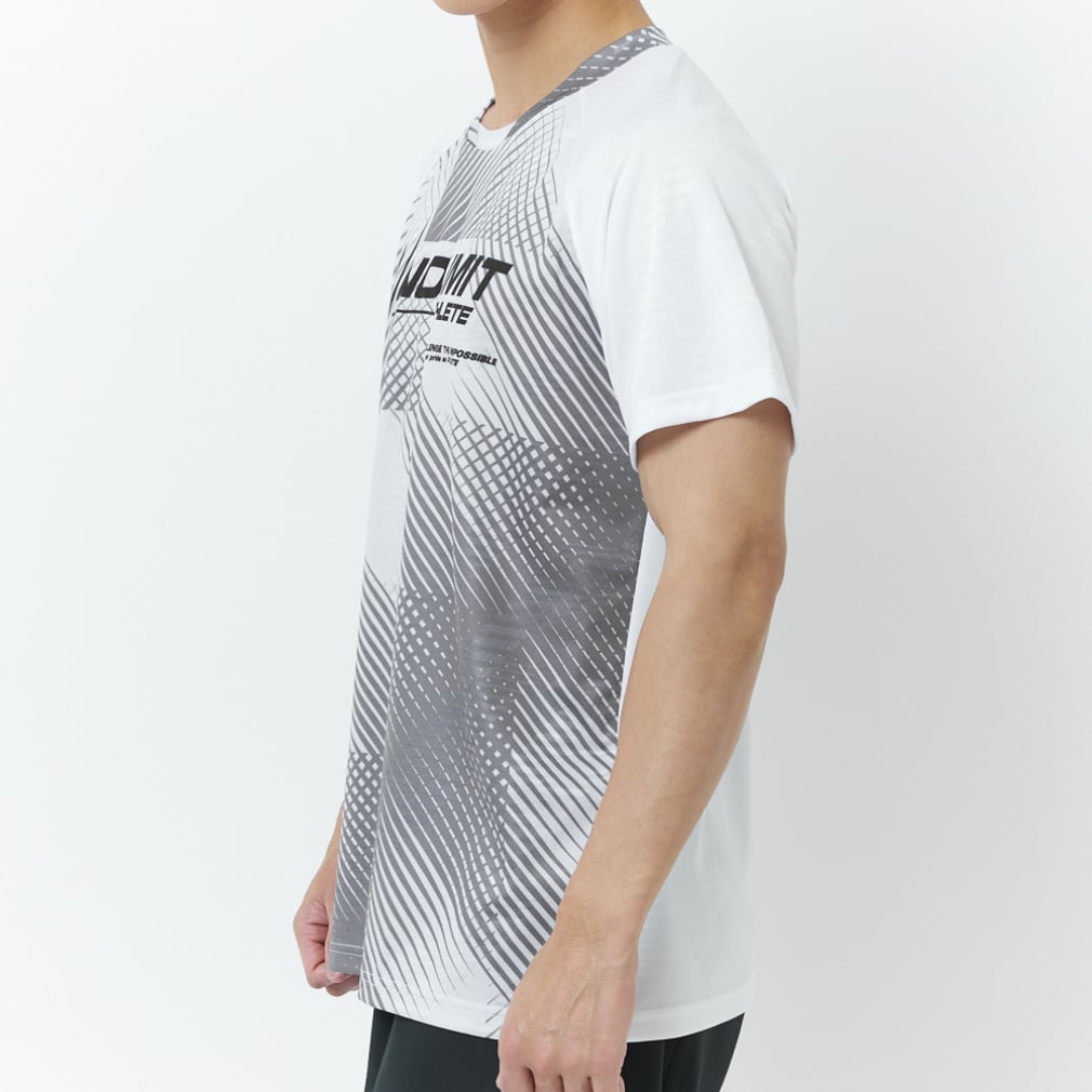 ニシ メンズ 陸上/ランニング 半袖Tシャツ グラフィックジャカードT