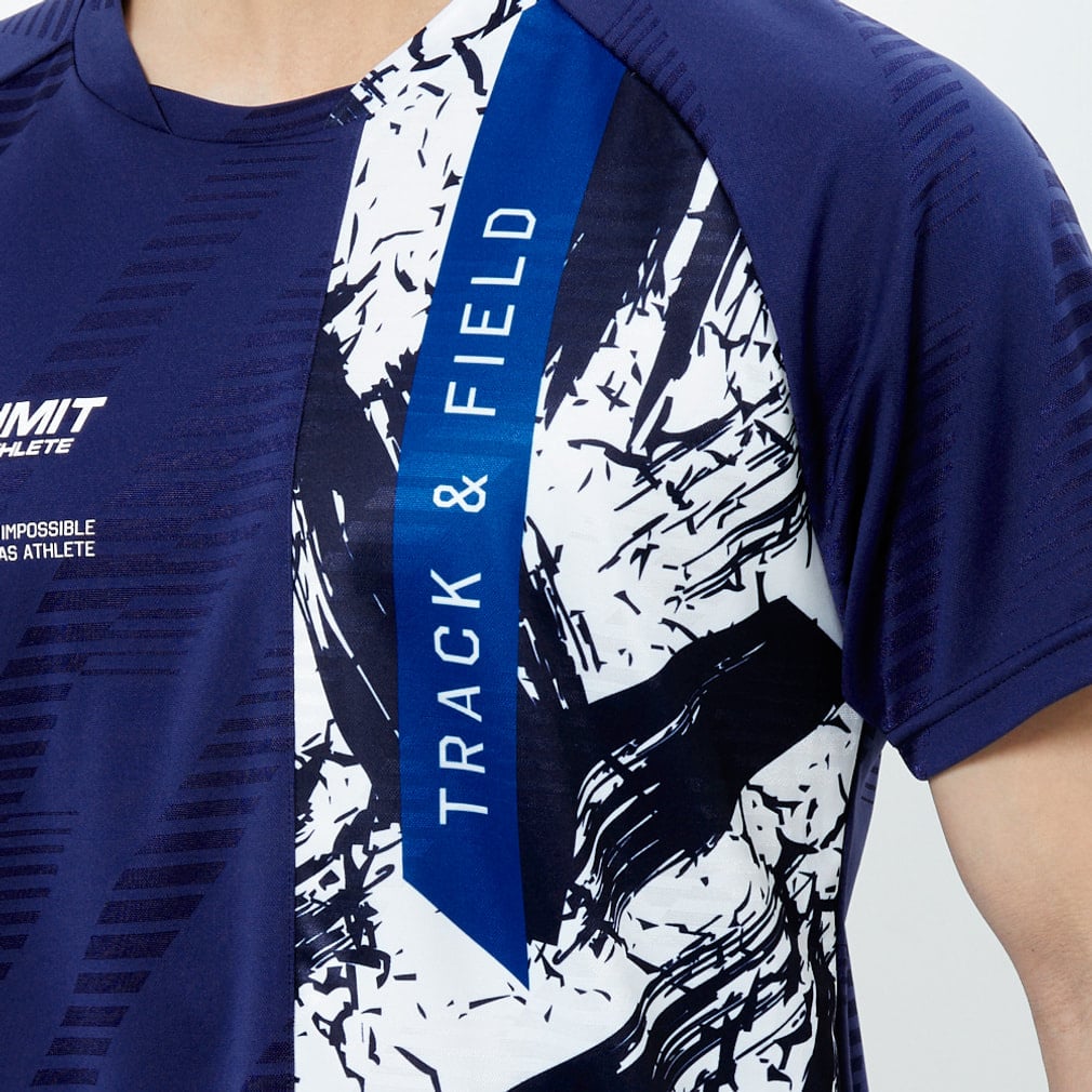 ニシ メンズ 陸上/ランニングウェア 半袖Tシャツ グラフィックライト