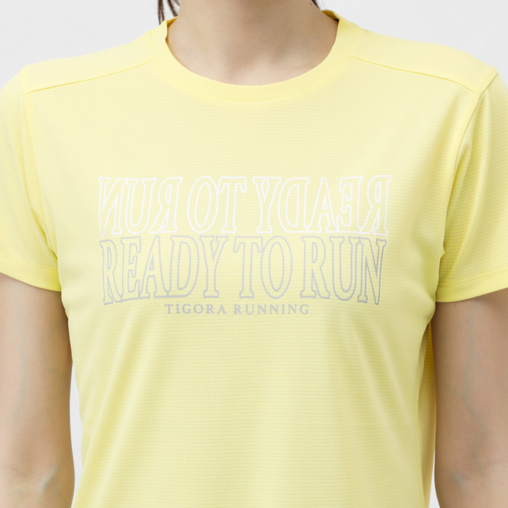 ティゴラ レディス 陸上/ランニング 半袖Tシャツ フロントロゴ