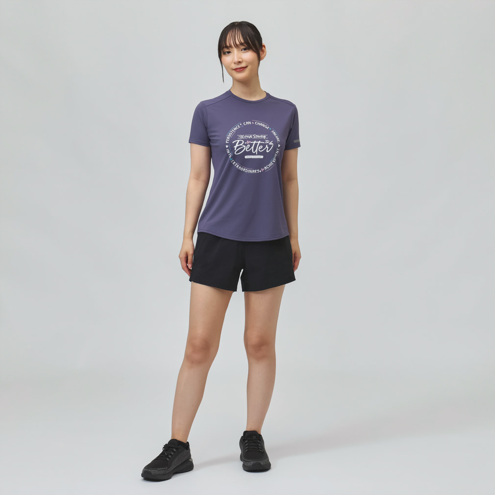ティゴラ レディス 陸上/ランニング 半袖Tシャツ アイドライ半袖T