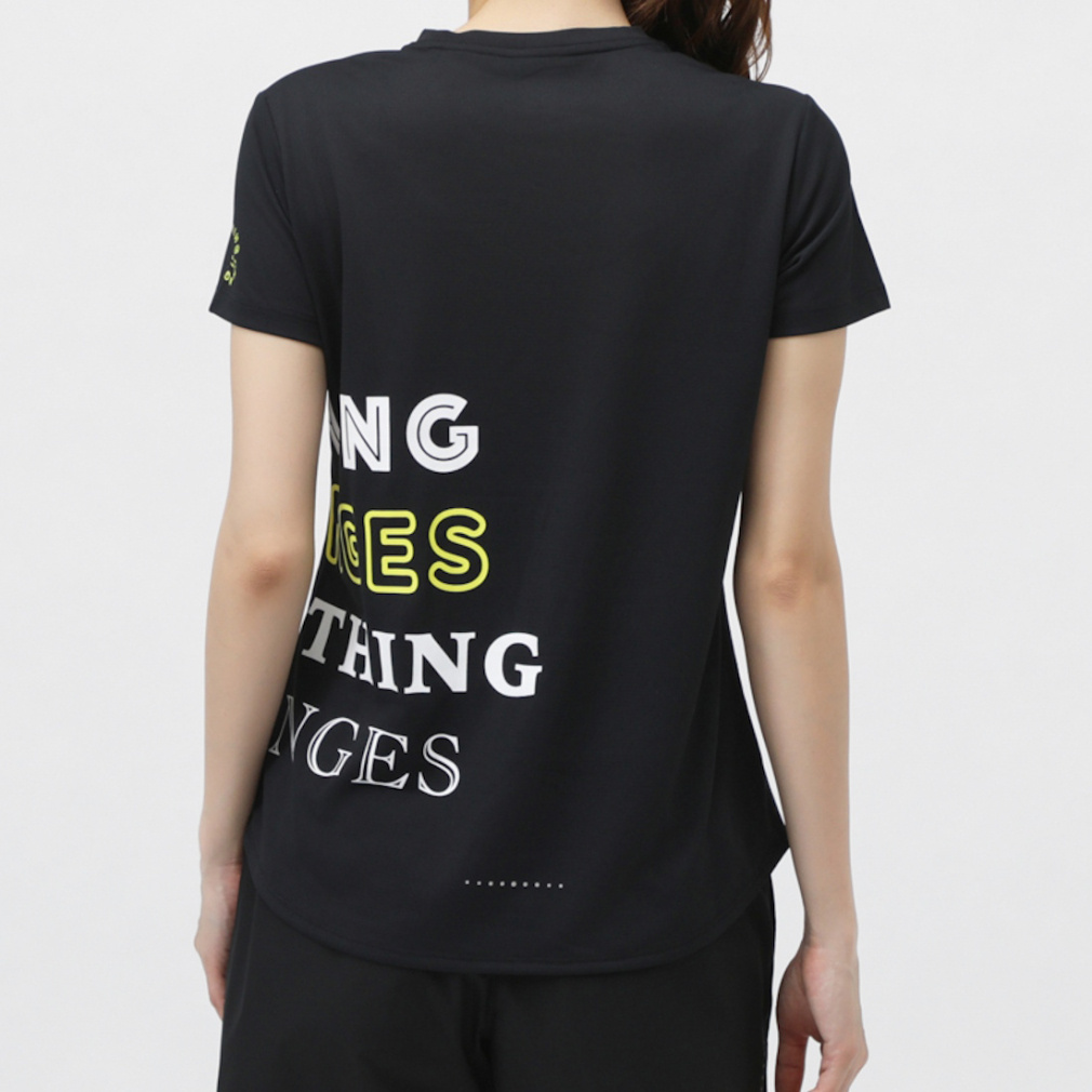 ティゴラ レディス 陸上/ランニング 半袖Tシャツ サイドロゴ