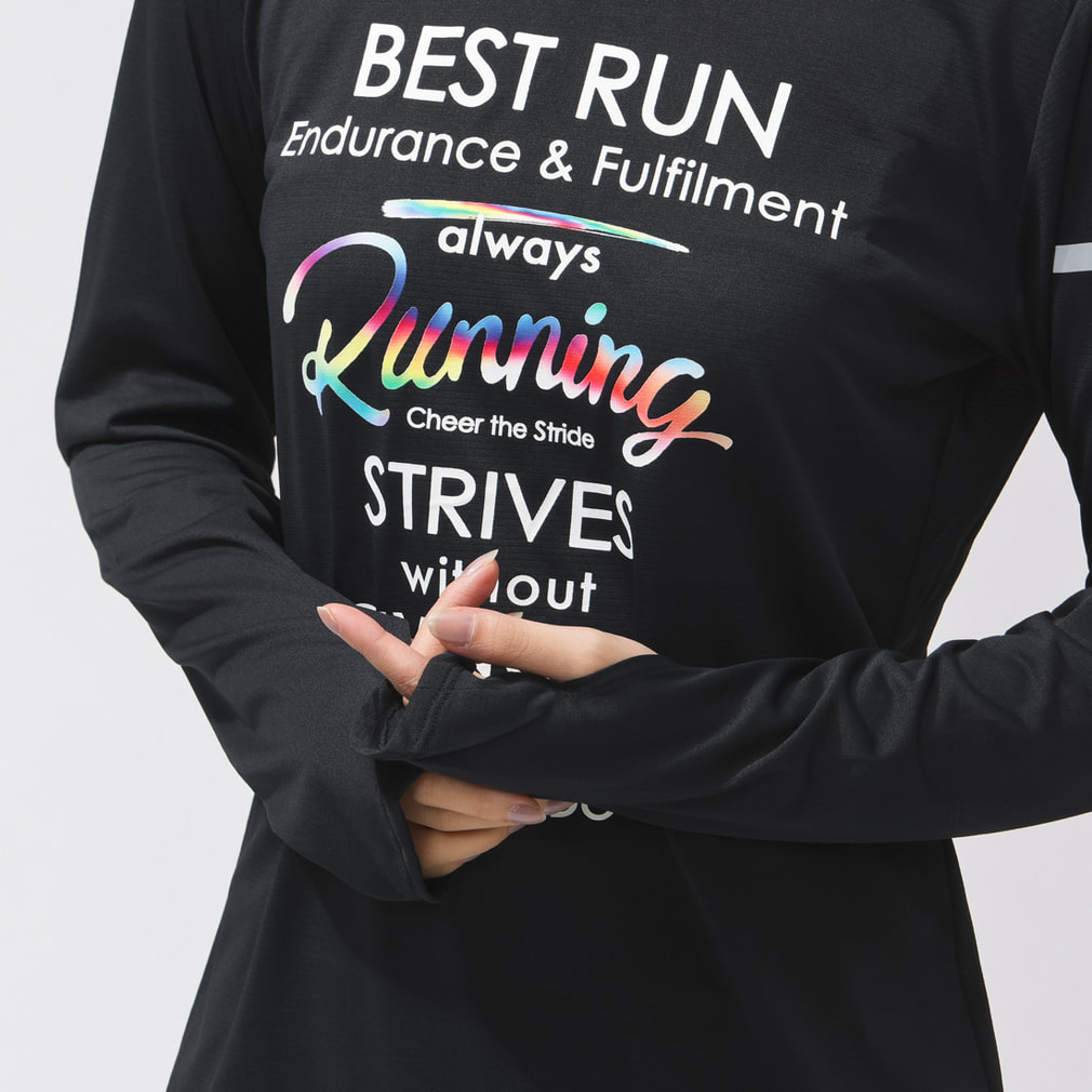 UVU 長袖トレーニングTシャツ S 栄光に向かって走る！ | 陸上競技 | 陸上競技 ロンT ドライ 長袖 練習