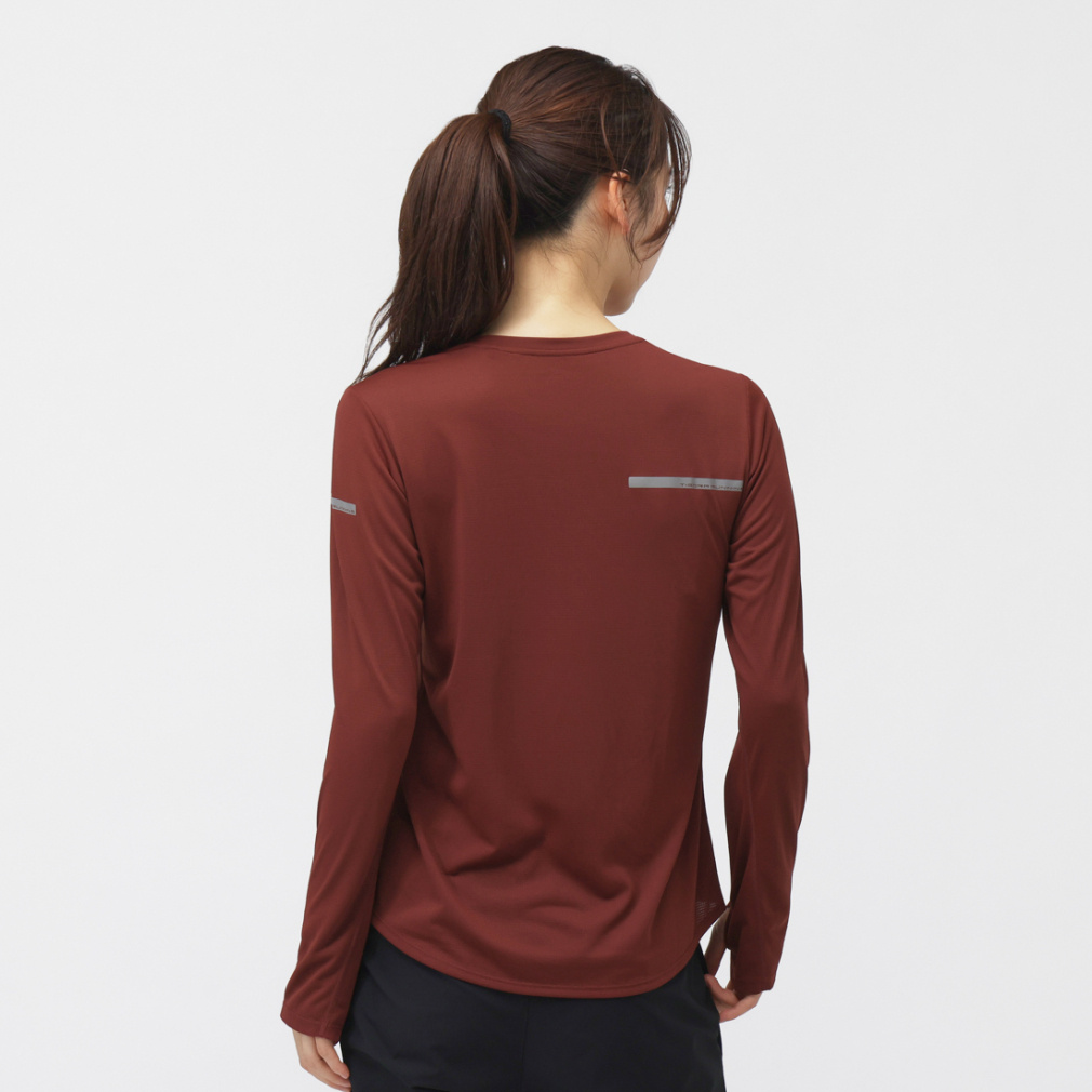 ティゴラ レディス 陸上/ランニング 長袖Tシャツ ランニング レディス
