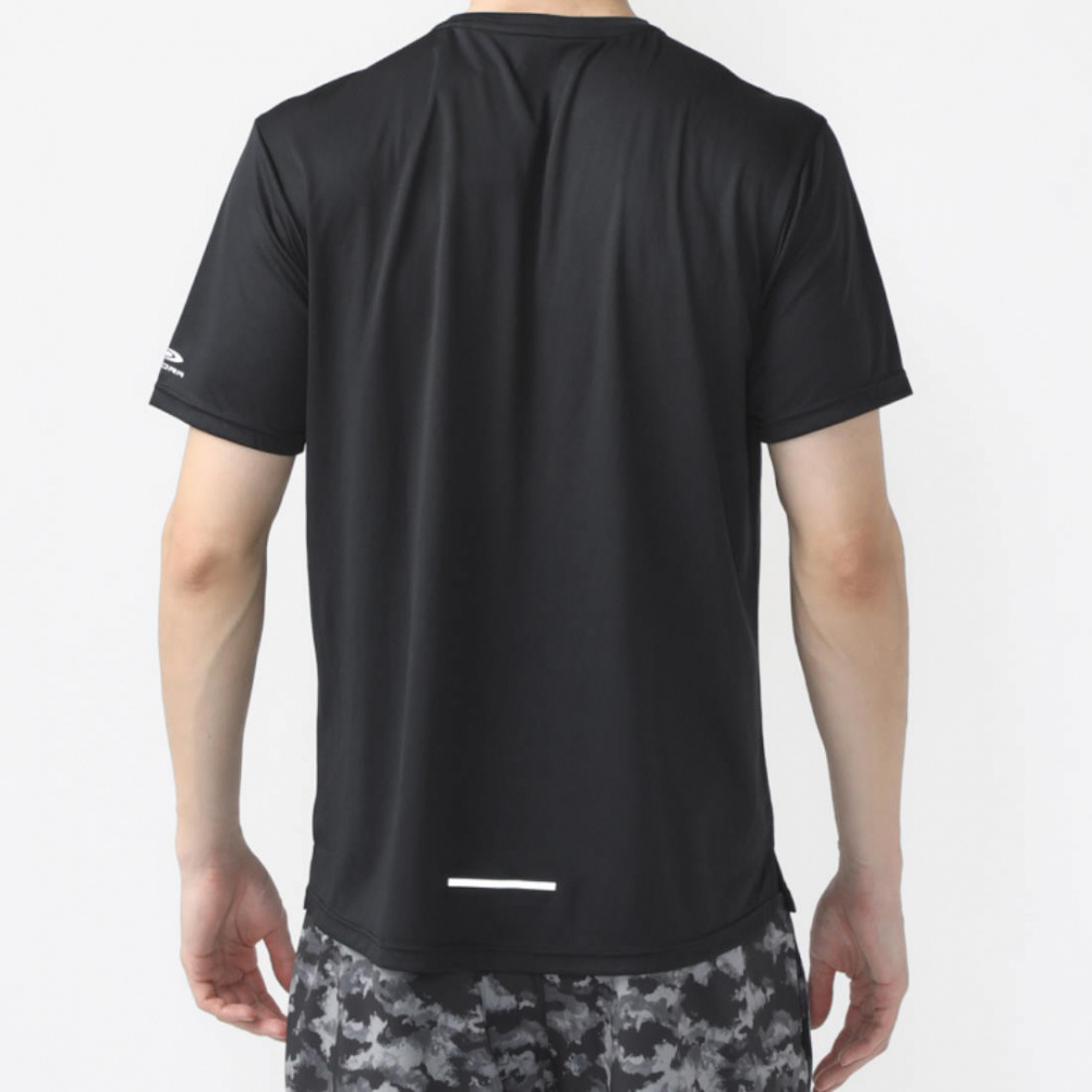 ティゴラ メンズ 陸上 ランニング UPF50+ 無地半袖Tシャツ TR-3R1204TS