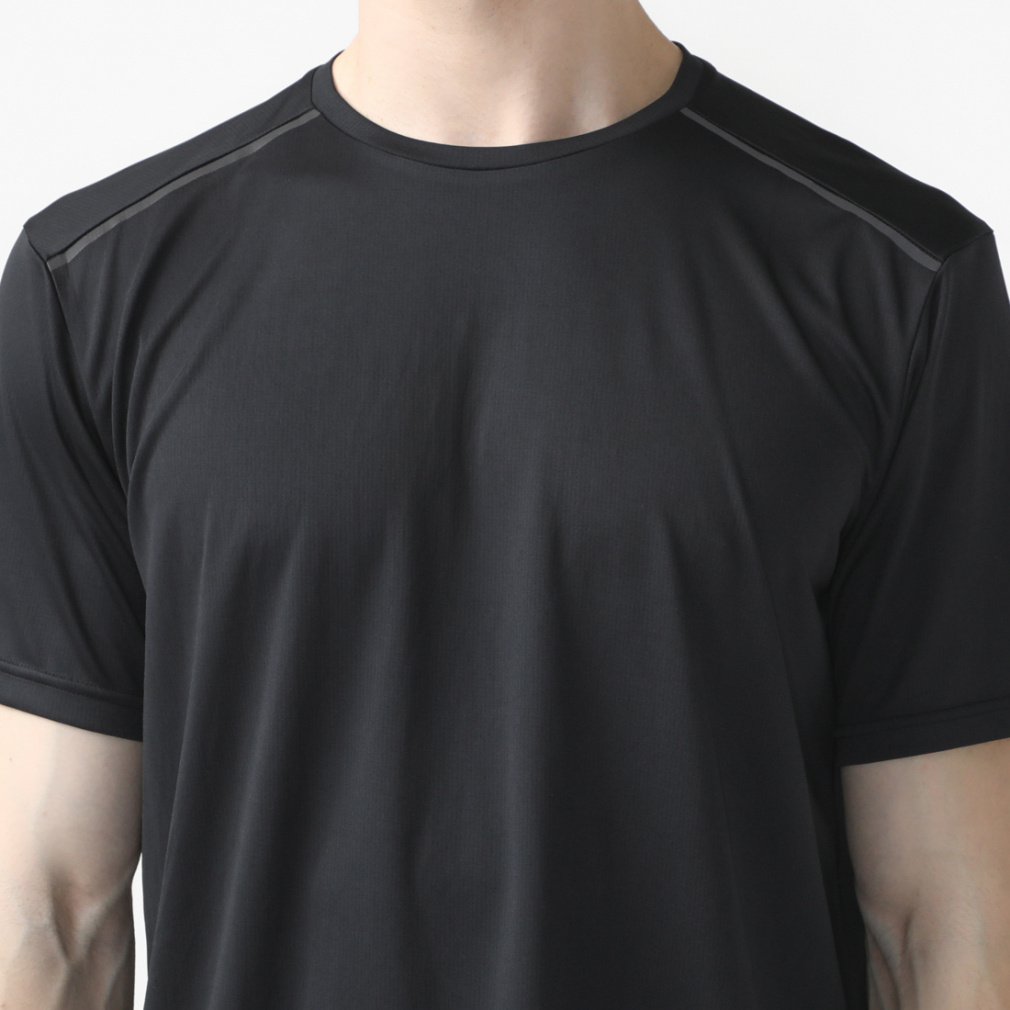 タイプロTシャツ 黒 新型】もう汗(焦)らない汗染み,汚れ防止/ソロテックスショートスリーブ