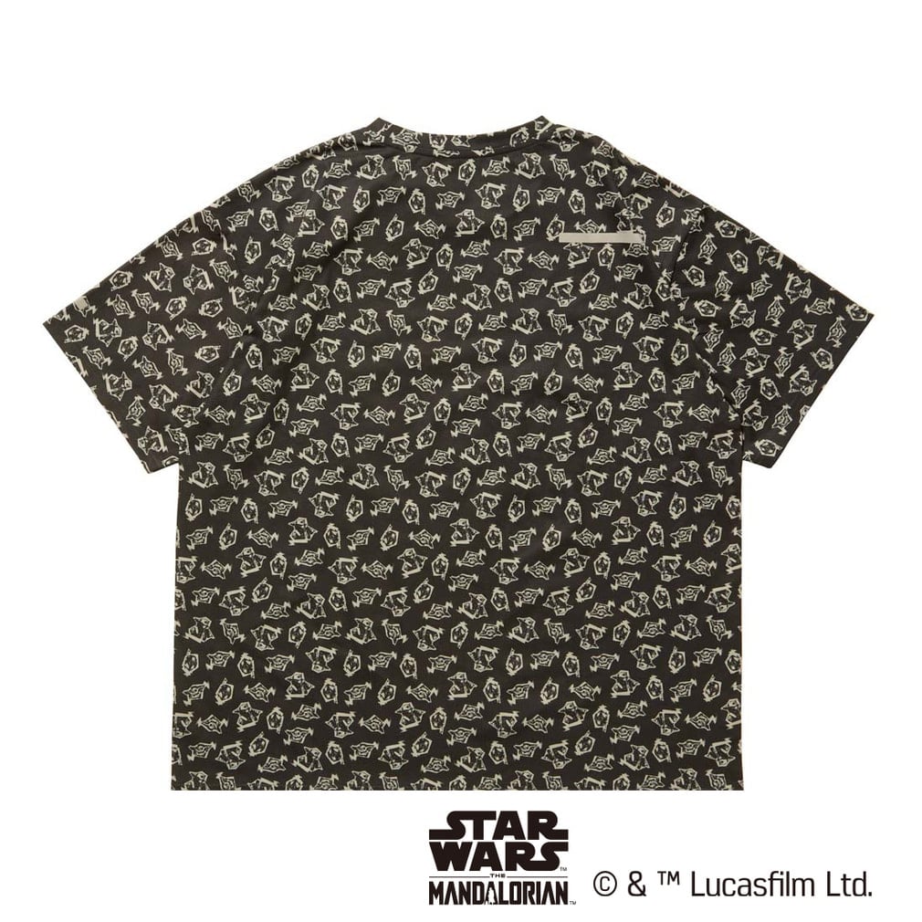 スター・ウォーズ メンズ 陸上/ランニング 半袖Tシャツ マンダロリアン