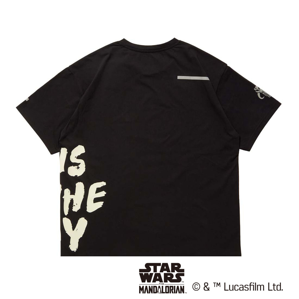 スター・ウォーズ メンズ 陸上/ランニング 半袖Tシャツ マンダロリアン