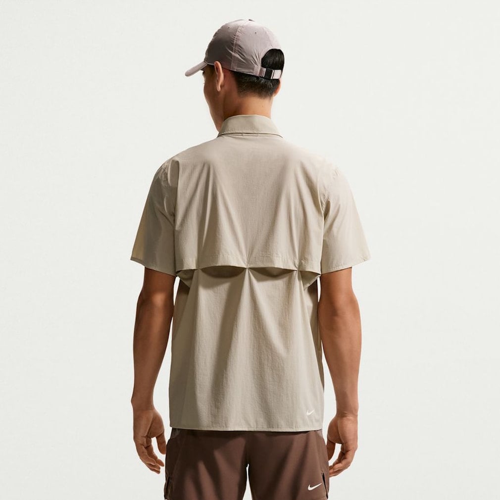 ナイキ メンズ 陸上/ランニングウェア 半袖Tシャツ ACG Aireez ボタン