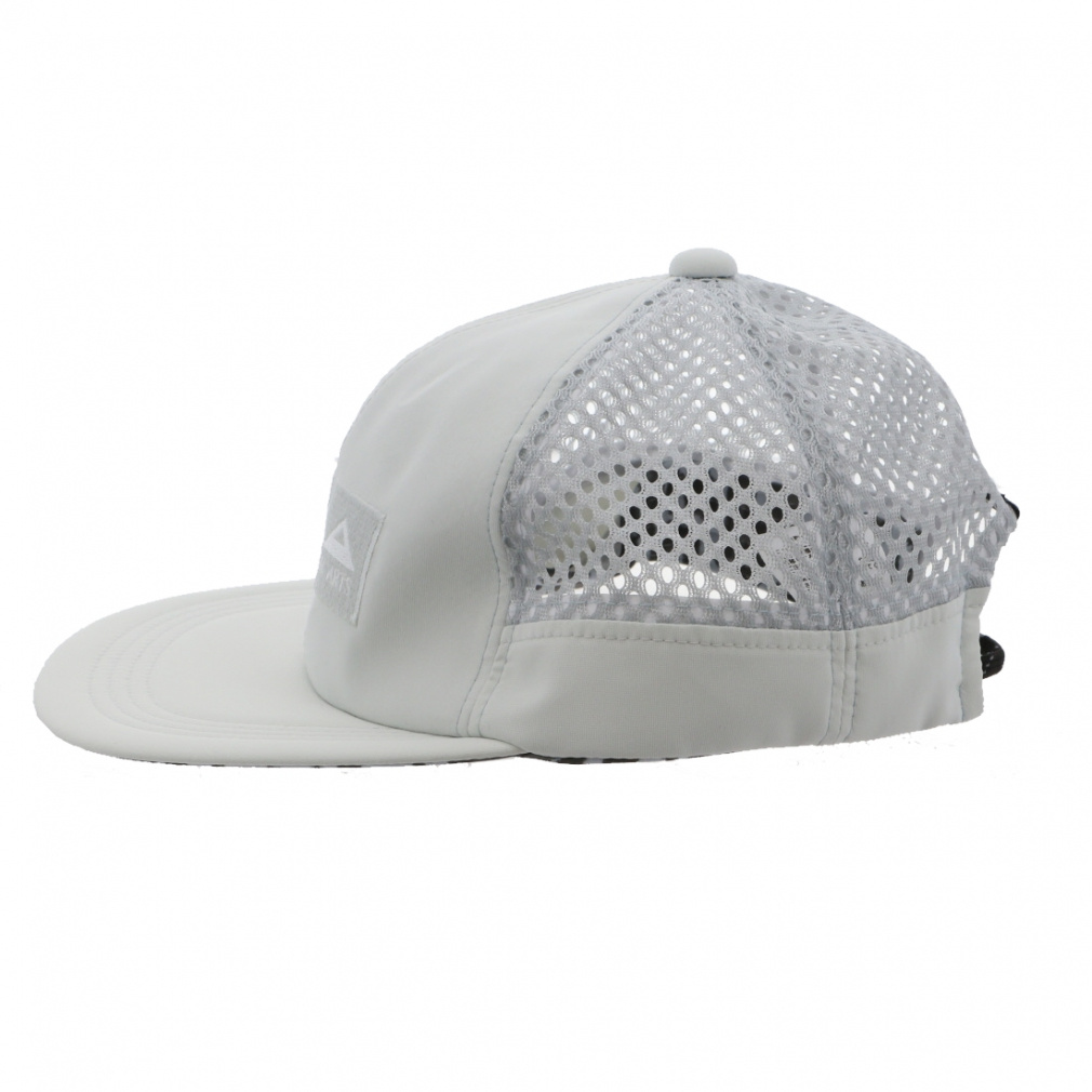 LAロゴ メッシュキャップ ホワイト/グレー ロゴ 6パネル メッシュ キャップ｜Alpen Online