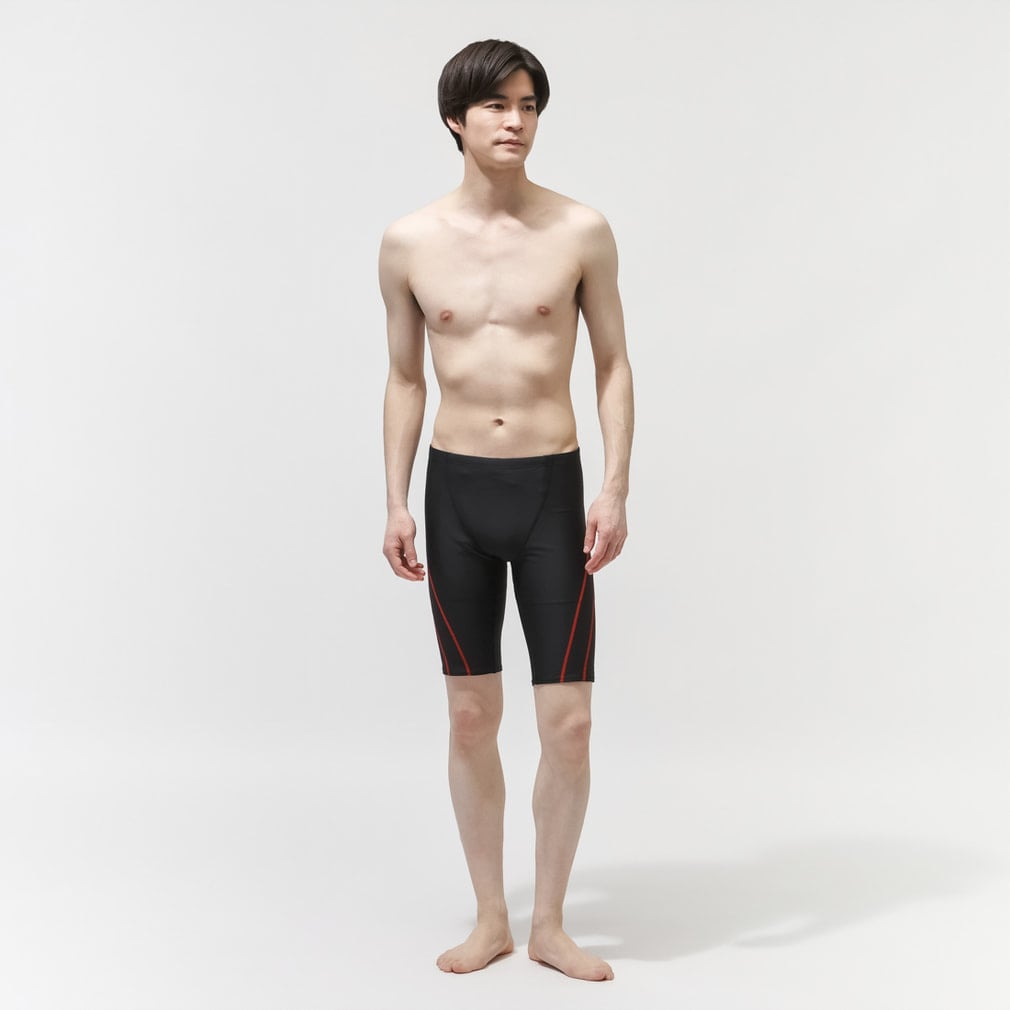 ティゴラ メンズ 水泳 フィットネス水着 メンズ ロングスパッツ水着 TR
