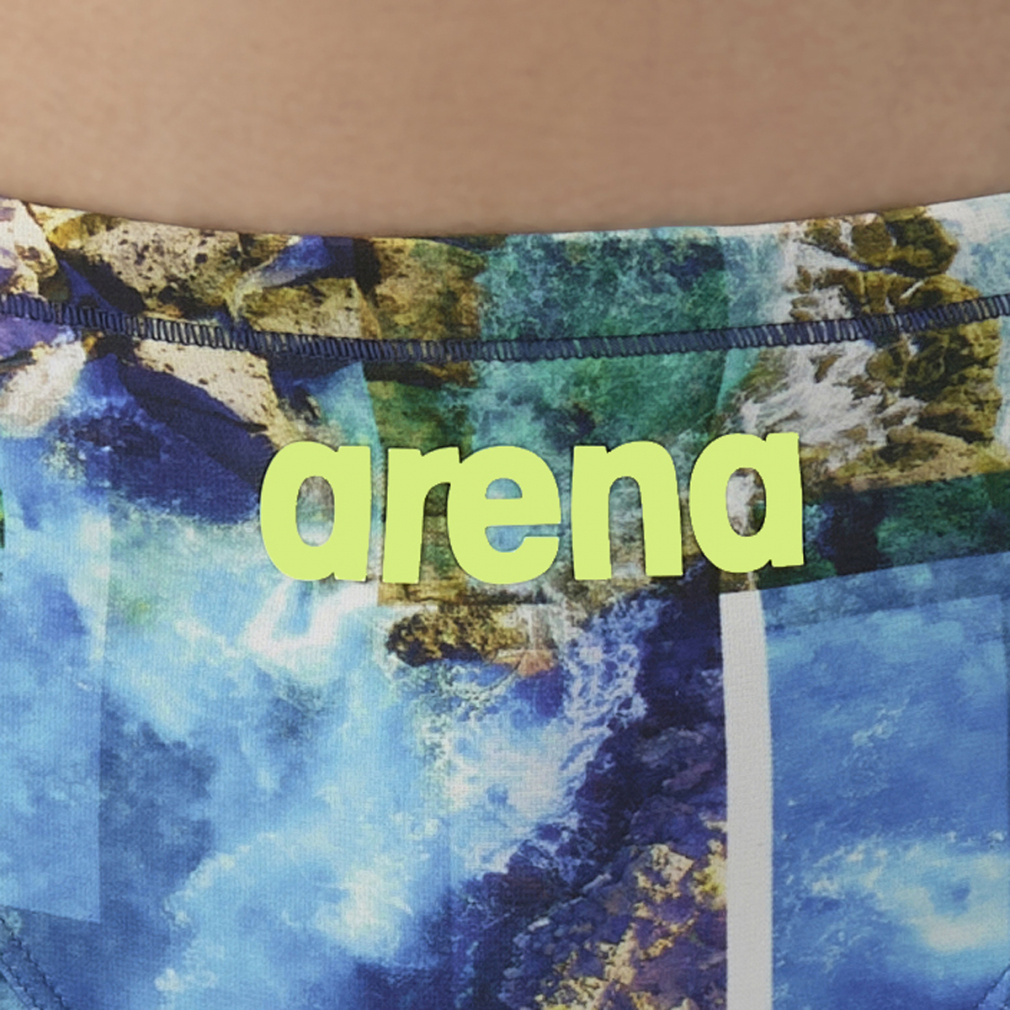 アリーナ メンズ 水泳 競泳水着 トレーニングスパッツ(ショートレッグ