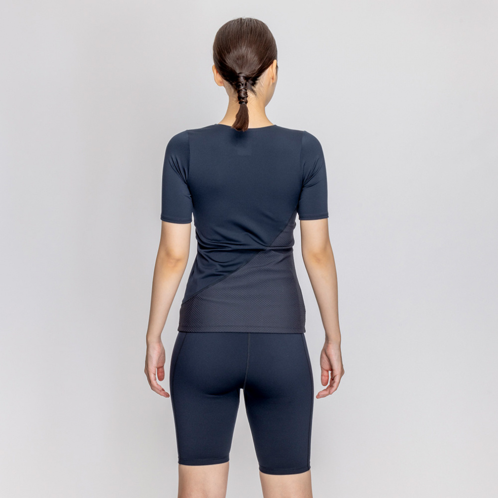 ナイキ レディス 水泳 フィットネス水着 SP25 ジップ付き半袖