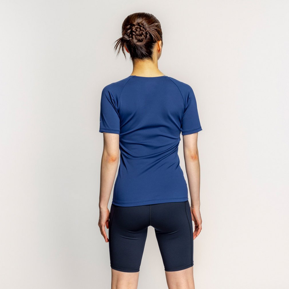 ナイキ レディス 水泳 フィットネス水着 FA25 ジップ付き半袖