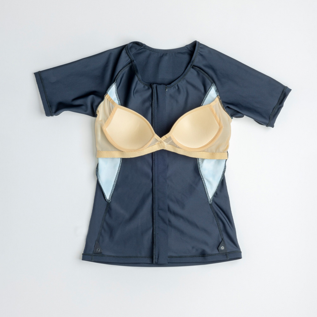 ナイキ レディス 水泳 フィットネス水着 FA25 ジップ付き半袖