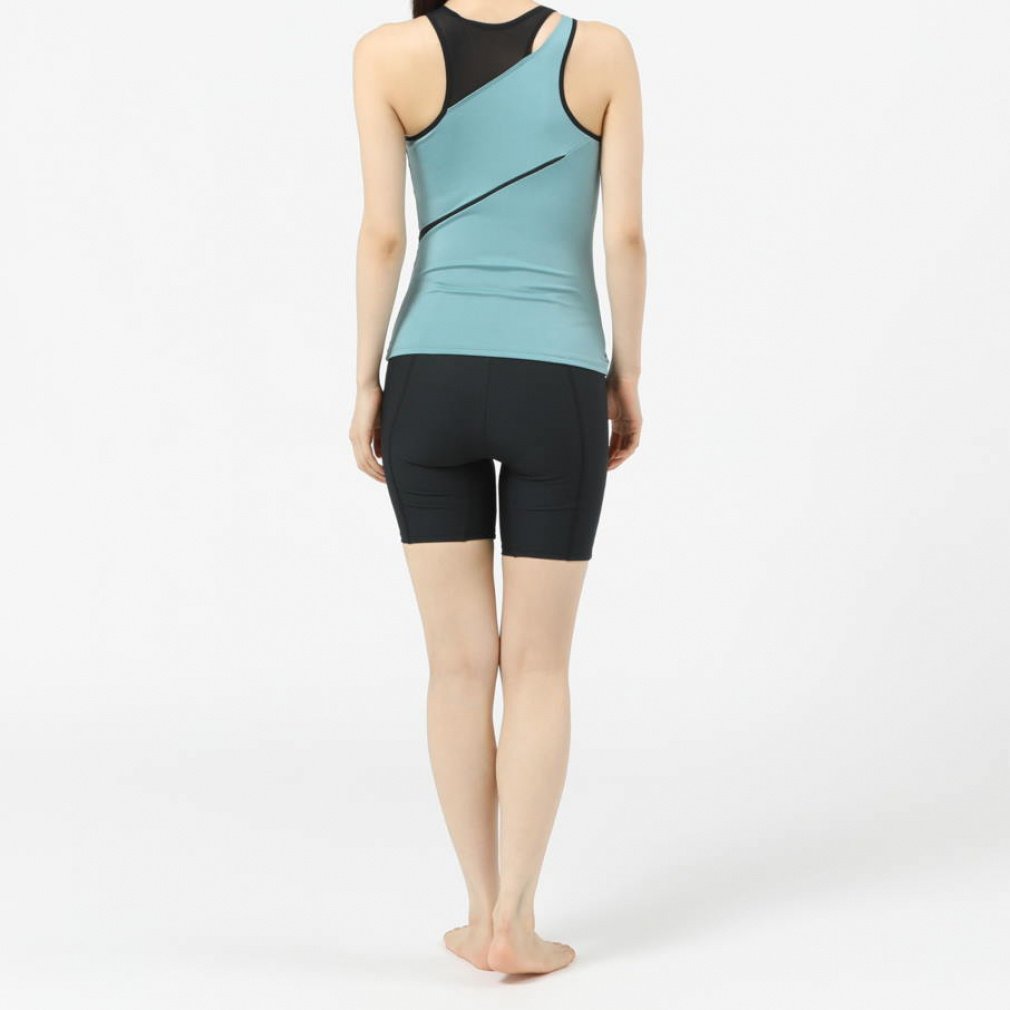 スピード レディス 水泳 フィットネス水着 Diagona Zip Separates