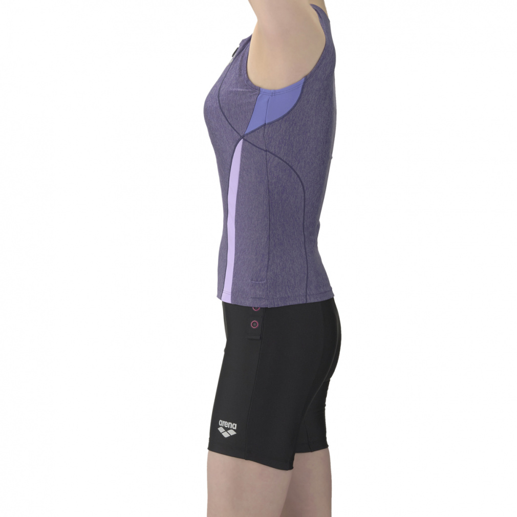 アリーナ レディス 水泳 フィットネス水着 すらっとセパ フィットネス