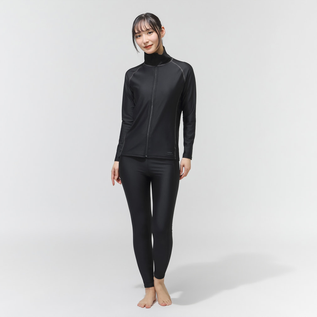 ティゴラ レディース 水泳 フィットネス水着 レディス 長袖ラッシュ