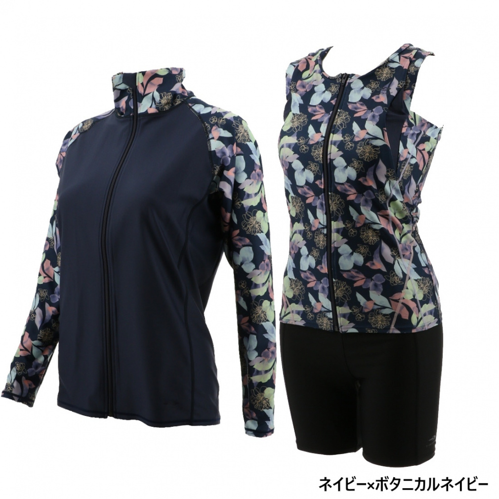 ティゴラ レディス フィットネス水着 水着3点セット プリントデザイン
