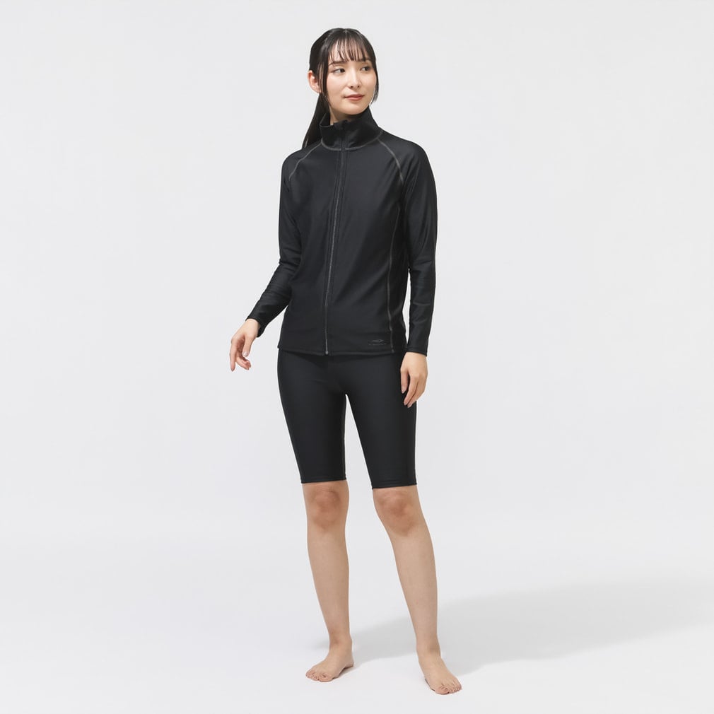 ティゴラ レディース 水泳 フィットネス水着 4分丈スパッツ水着 TR