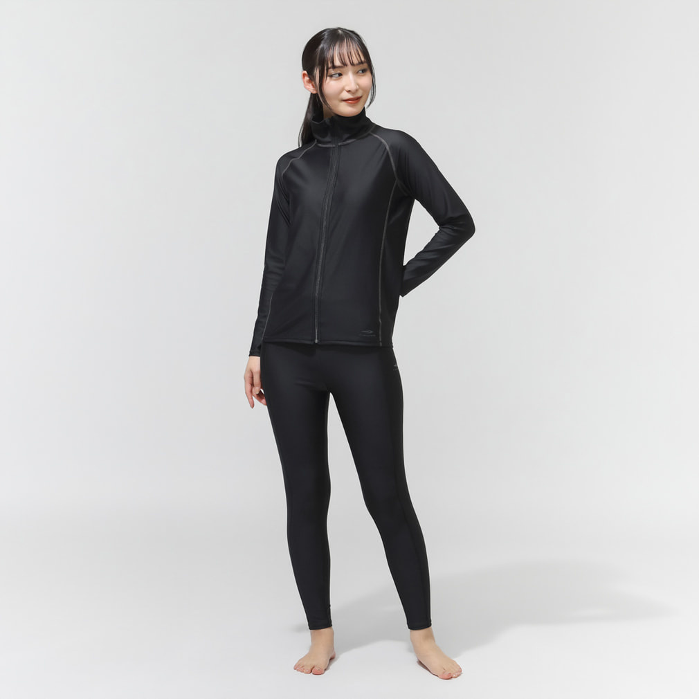 ティゴラ レディース 水泳 フィットネス水着 9分丈スパッツ水着 TR