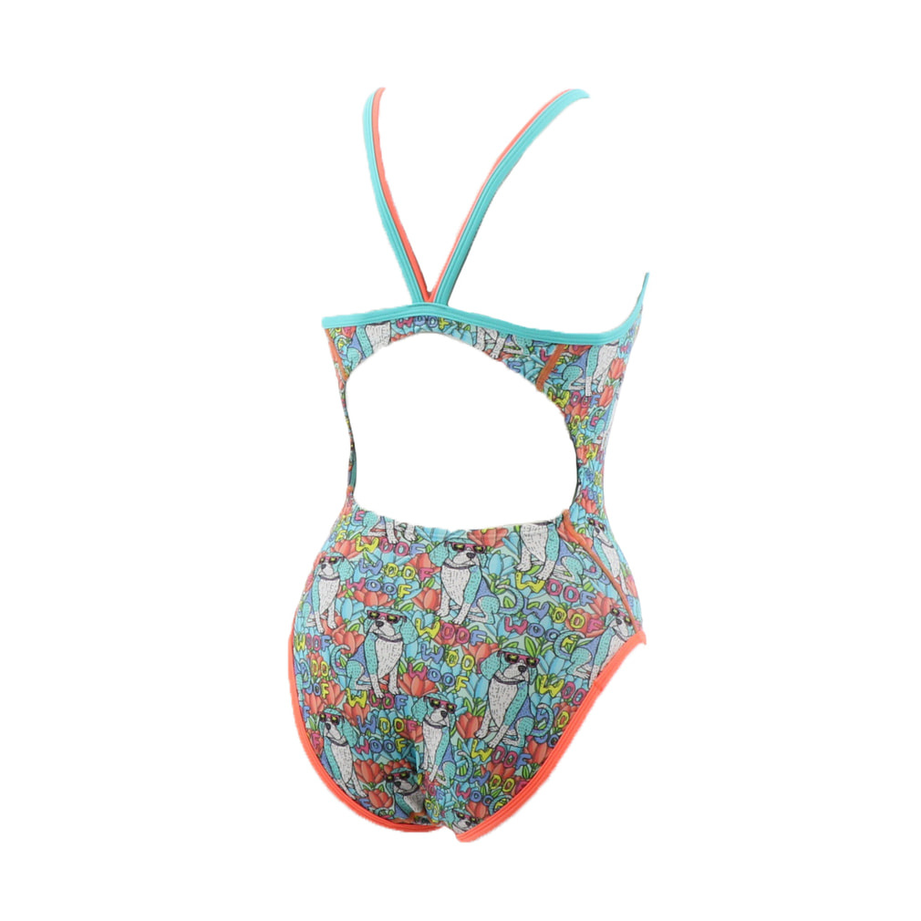スピード レディース 水泳 競泳水着 MULGA Flower Dog TurnS Suit
