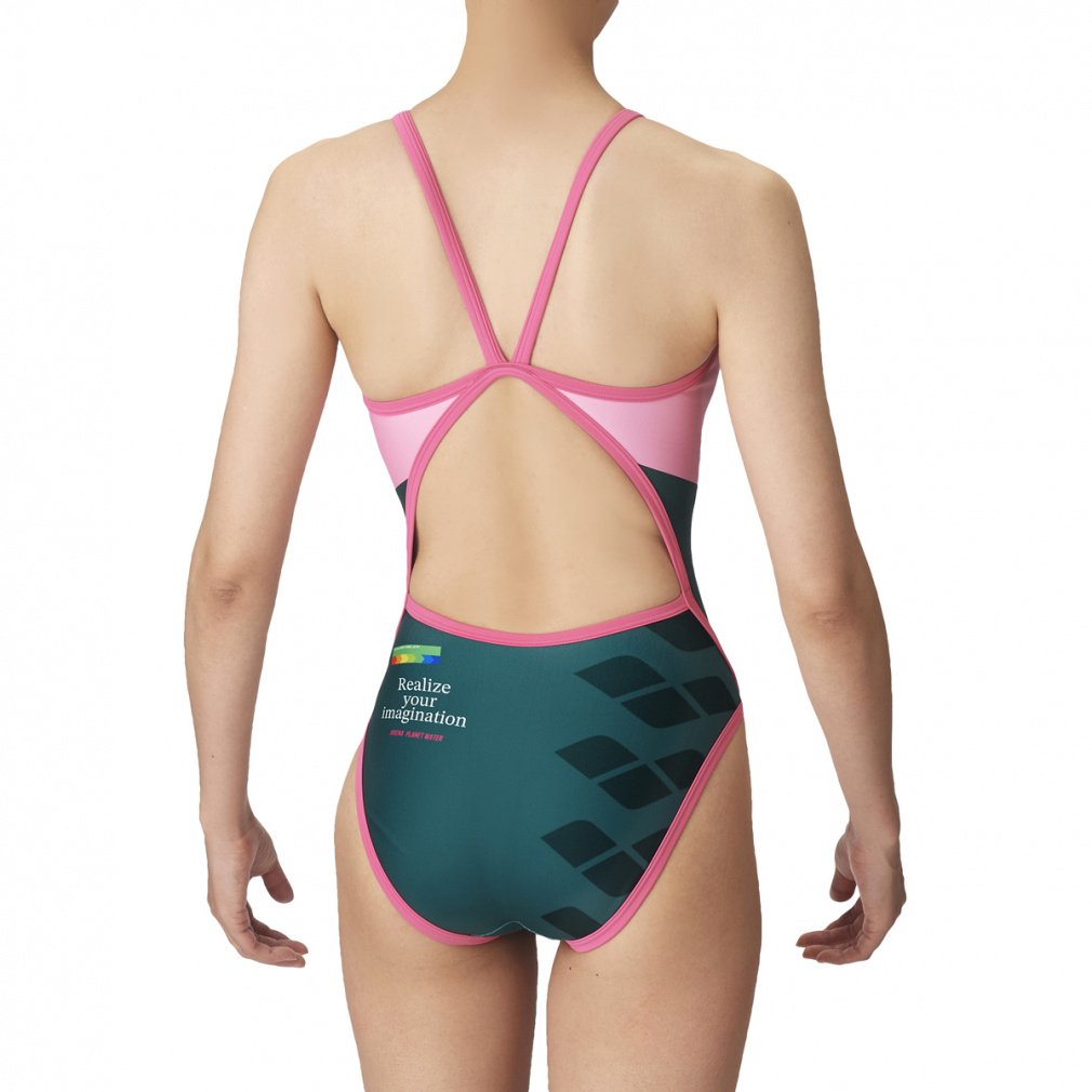 ライフウェーブ　お試し90枚 アリーナ レディス 水泳 競泳水着 タフスーツ トレーニングワンピース