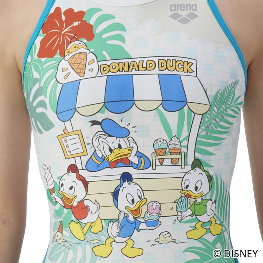 ディズニー/タフスーツ】トレーニングワンピース(オープンバック