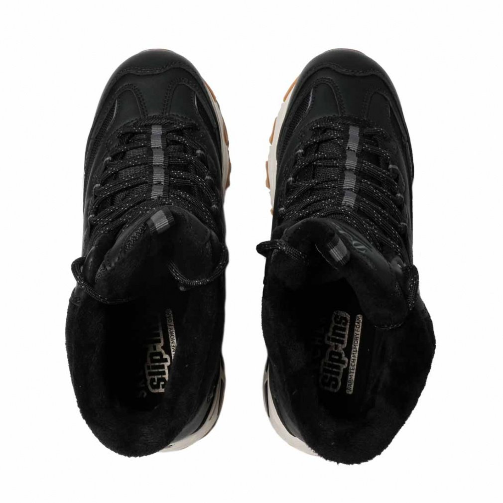 スケッチャーズ D LITES BOOT 169076 BKW レディース ウィンター